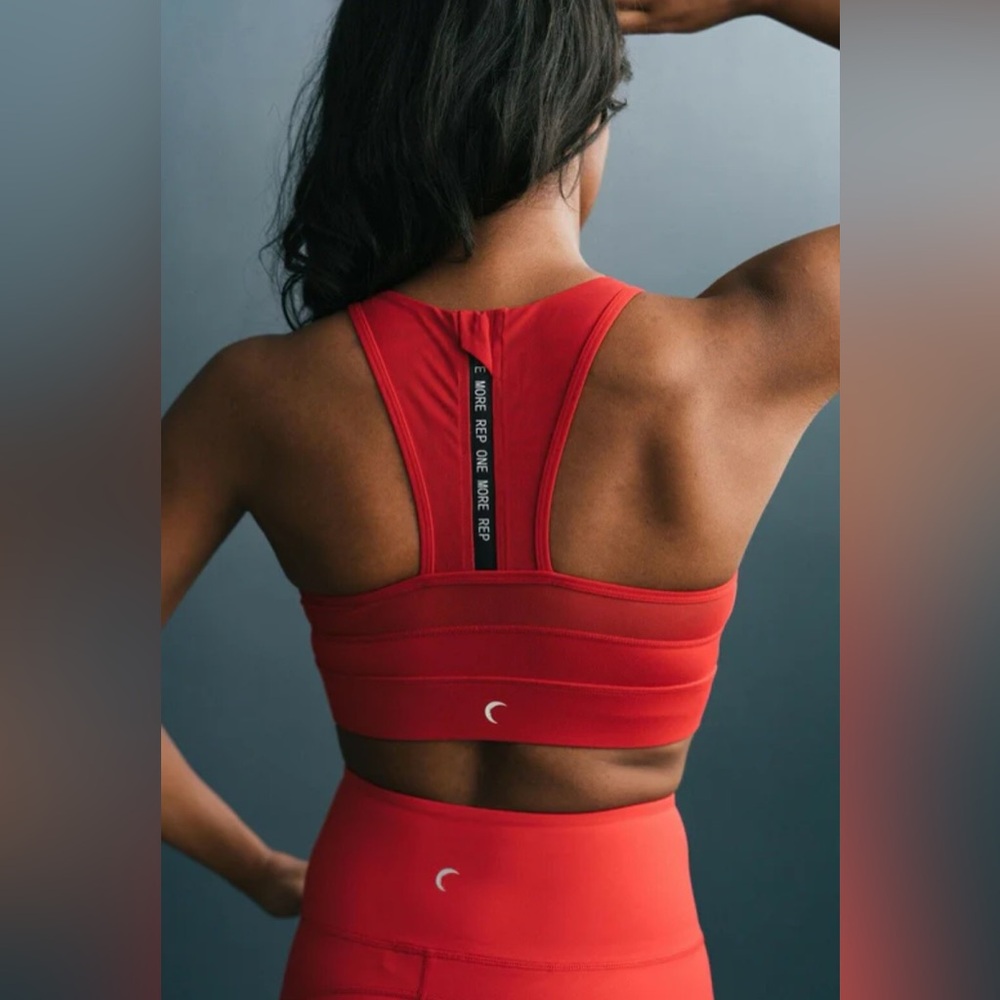 Vibrant Red Sports Bra